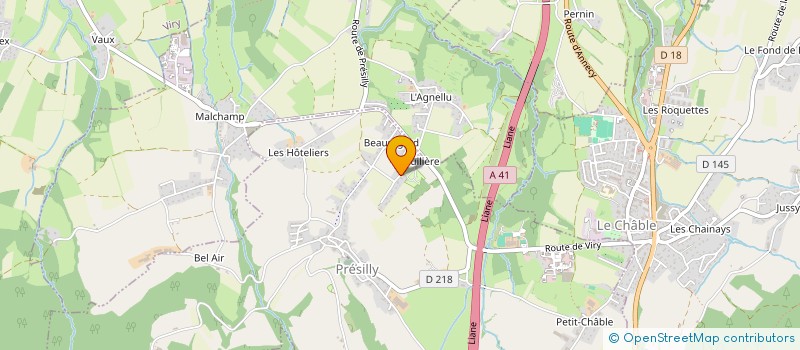 localisation de l'entreprise CLAIRJOIE  PRESILLY