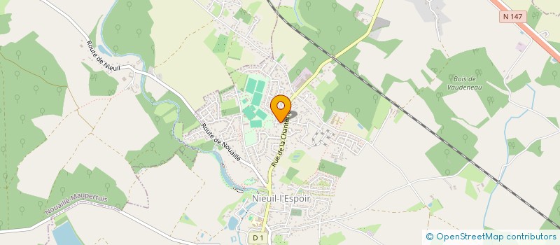 localisation de l'entreprise CLAIRLOGIS  NIEUIL-L'ESPOIR
