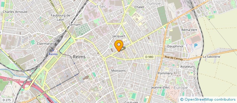 localisation de l'entreprise CLAIRMARAIS  REIMS