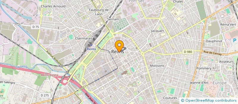 localisation de l'entreprise CLAIRMARIX à REIMS