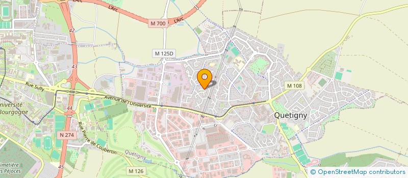 localisation de l'entreprise CLAIRMARY à QUETIGNY