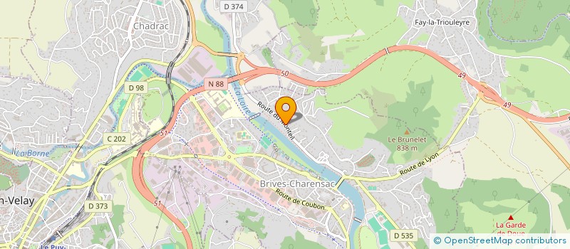 localisation de l'entreprise CLAIRNET à LE MONTEIL