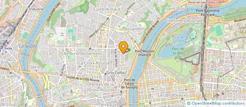 localisation de l'entreprise CLAIRON - DI VALENTIN  LYON