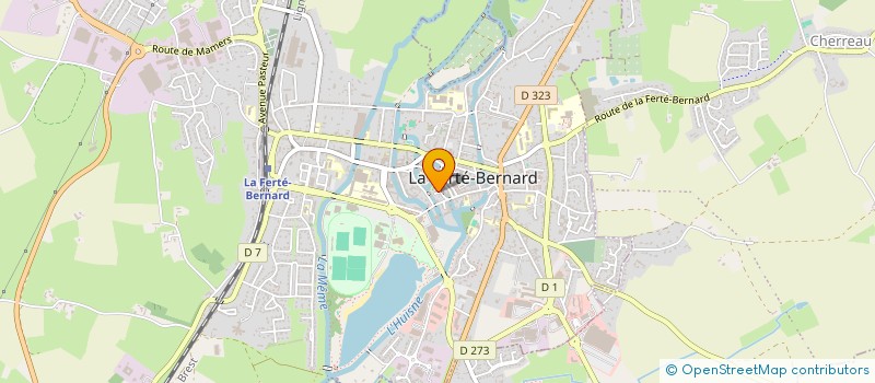 localisation de l'entreprise CLAIRS à LA FERTE-BERNARD