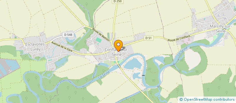 localisation de l'entreprise CLAIRS MOMENTS  MARCILLY-SUR-SEINE