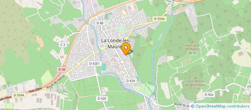 localisation de l'entreprise CLAIRSI  LA LONDE-LES-MAURES