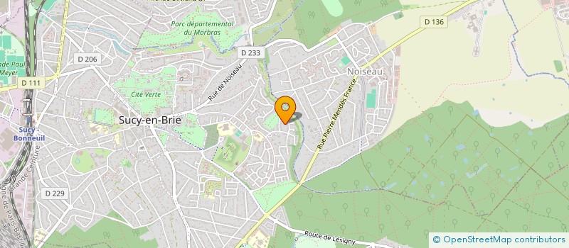 localisation de l'entreprise CLAIRSO INVEST  SUCY-EN-BRIE