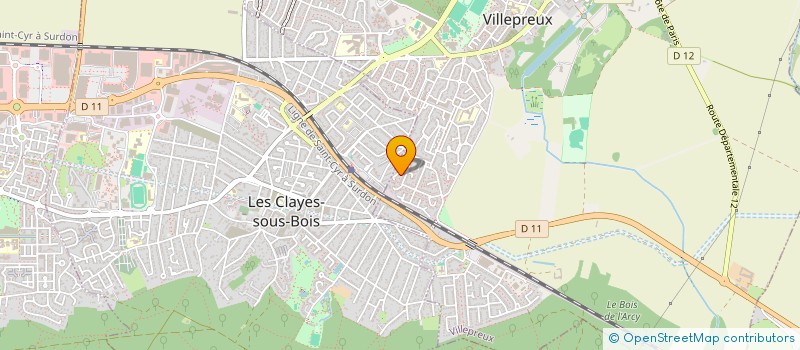 localisation de l'entreprise CLAIRVER  VILLEPREUX