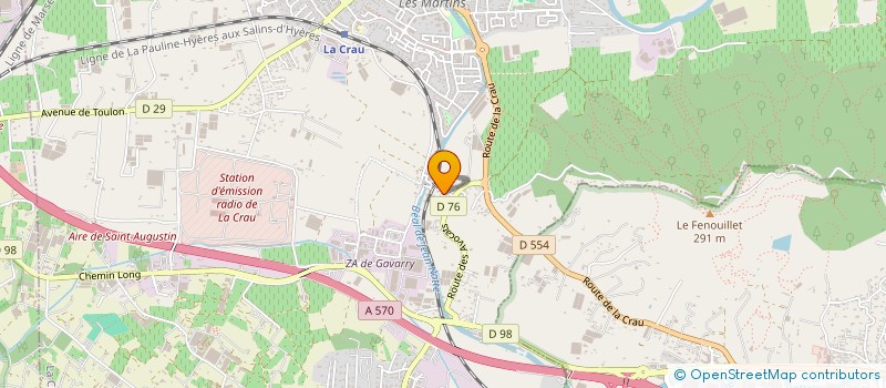 localisation de l'entreprise CLAISSE  LA CRAU