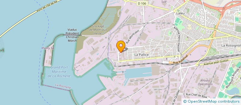 localisation de l'entreprise CLAIVER  LA ROCHELLE