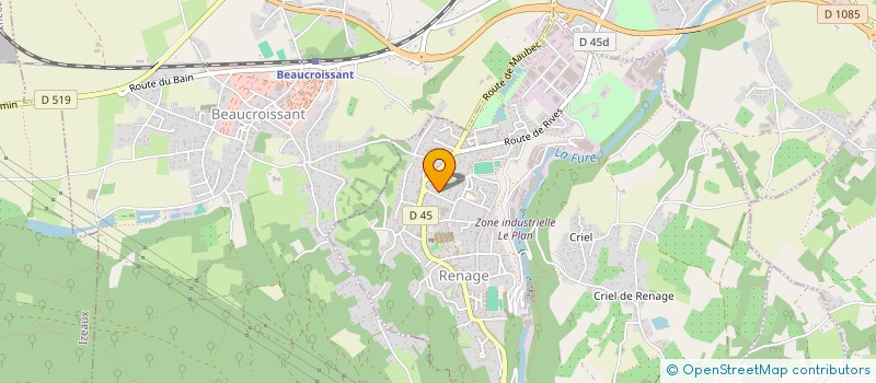 localisation de l'entreprise CLAIX DEVELOPPEMENT  RENAGE