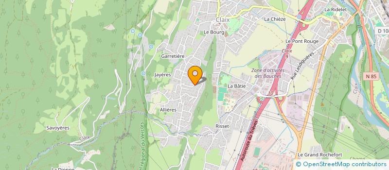 localisation de l'entreprise CLAIX PATRIMOINE ET HISTOIRE à CLAIX