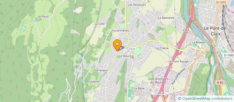 localisation de l'entreprise CLAIX REALITE  CLAIX