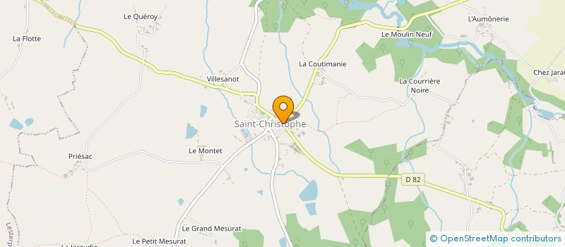 localisation de l'entreprise CLAJ à SAINT-CHRISTOPHE