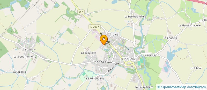 localisation de l'entreprise CLAJEMICHE à ESSARTS-EN-BOCAGE