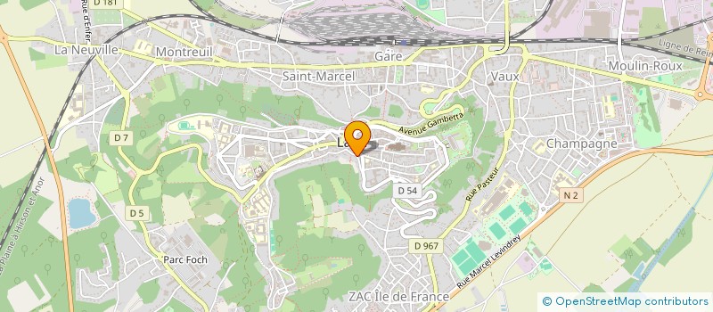 localisation de l'entreprise CLAJERE à LAON