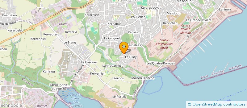 localisation de l'entreprise CLAJOTS VB à BREST