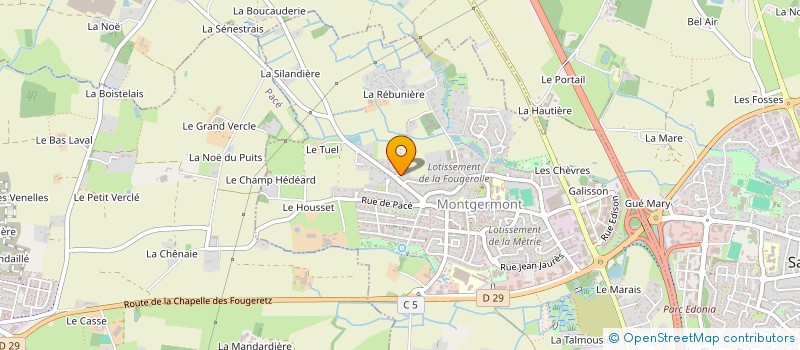 localisation de l'entreprise CLAJUEMA  MONTGERMONT