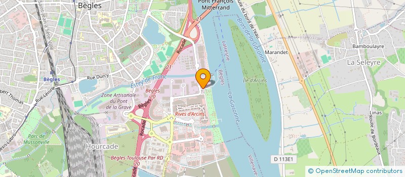 localisation de l'entreprise CLAJUL  PESSAC