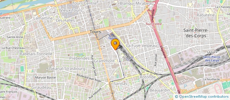 localisation de l'entreprise CLAK  TOURS