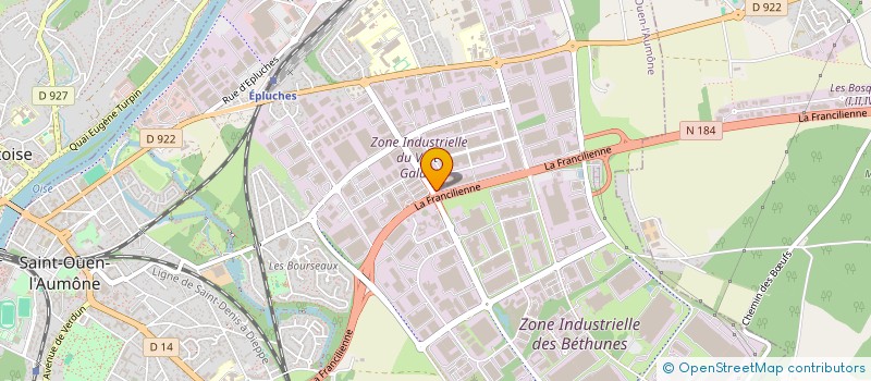 localisation de l'entreprise CLAK à SAINT-OUEN-L'AUMONE