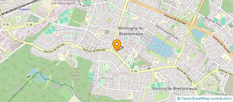 localisation de l'entreprise CLAKS-IMMO  MONTIGNY-LE-BRETONNEUX