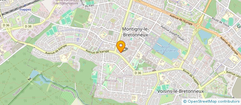 localisation de l'entreprise CLAKS-IT à MONTIGNY-LE-BRETONNEUX