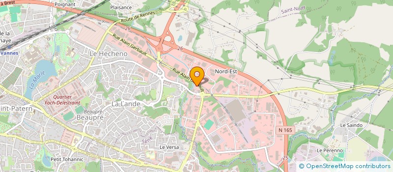 localisation de l'entreprise CLALAUPAT à VANNES