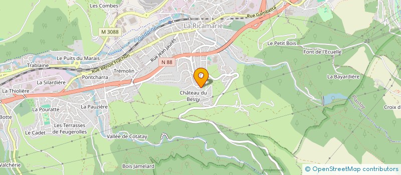 localisation de l'entreprise CLALEO  LA RICAMARIE