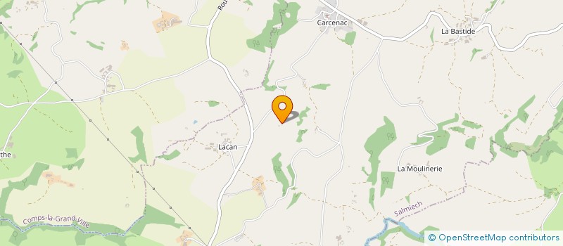 localisation de l'entreprise CLALEX  SALMIECH