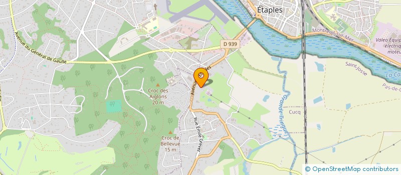 localisation de l'entreprise CLALOUDA  CUCQ