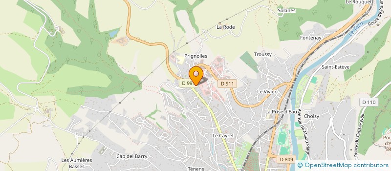 localisation de l'entreprise CLAM  MILLAU