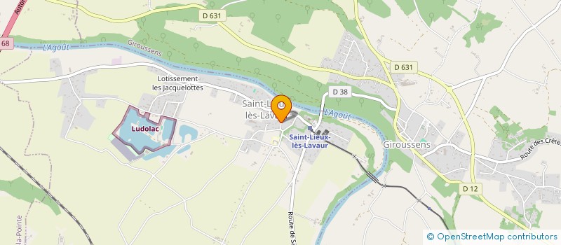 localisation de l'entreprise CLAM  SAINT-LIEUX-LES-LAVAUR