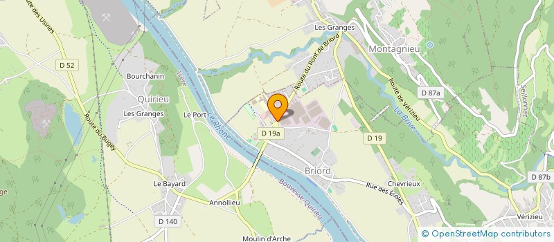 localisation de l'entreprise CLAM à BRIORD