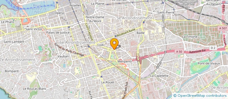 localisation de l'entreprise CLAM  MARSEILLE