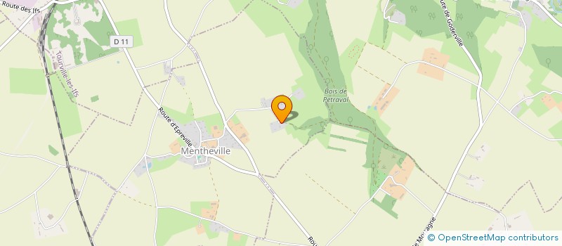 localisation de l'entreprise CLAM  MENTHEVILLE