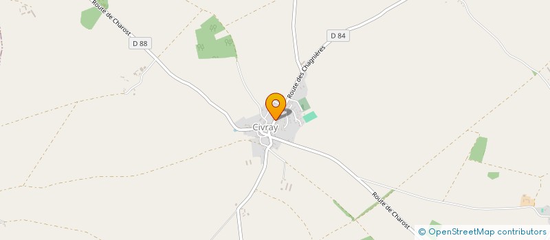 localisation de l'entreprise CLAM  CIVRAY