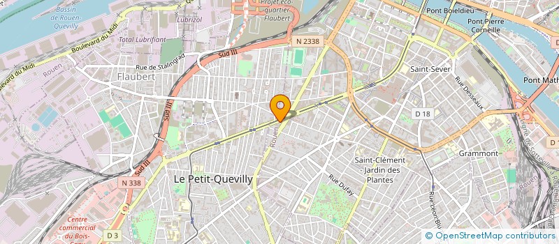 localisation de l'entreprise CLAM à ROUEN