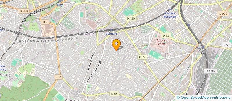 localisation de l'entreprise CLAM'ART CHORAL à CLAMART