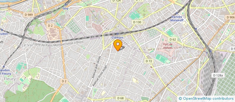 localisation de l'entreprise CLAM' ART DE VIVRE  CLAMART