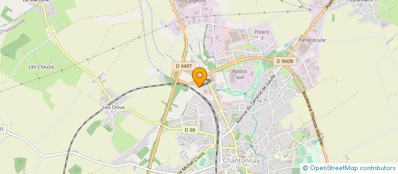 localisation de l'entreprise CLAM FIT à CHANTONNAY