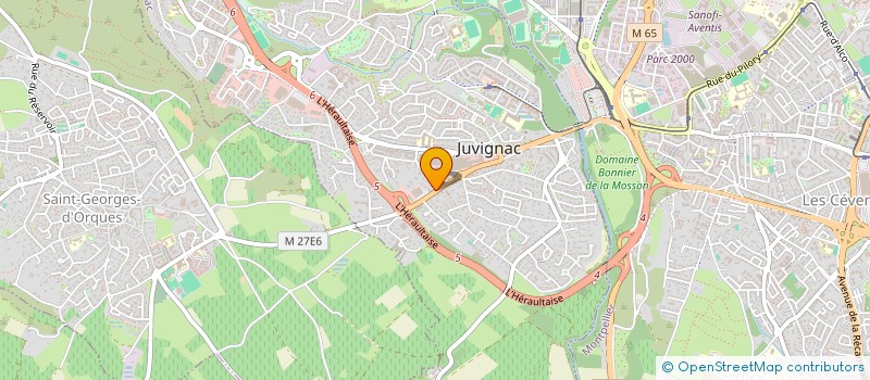 localisation de l'entreprise CLAM FORMATION  JUVIGNAC