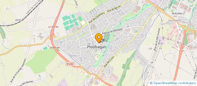 localisation de l'entreprise CLAM IMMO  PLOUFRAGAN