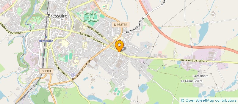 localisation de l'entreprise CLAM JDS  BRESSUIRE