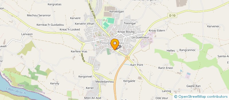 localisation de l'entreprise CLAMA  PLOUGUERNEAU