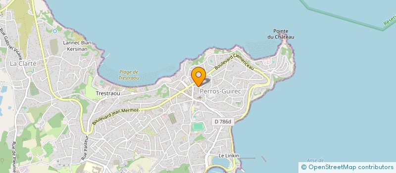 localisation de l'entreprise CLAMA  PERROS-GUIREC