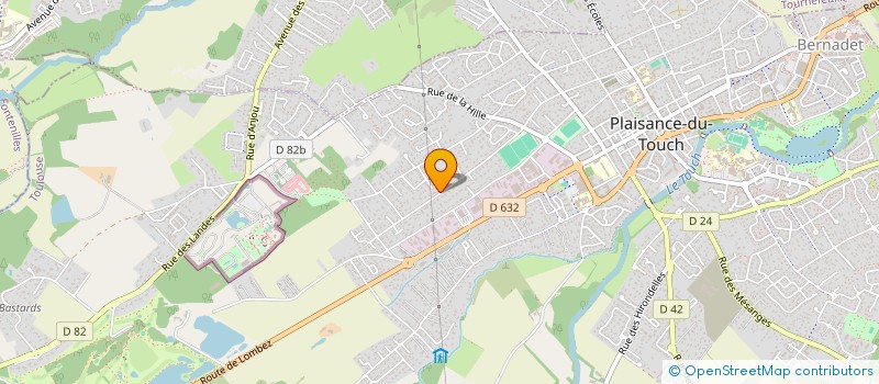 localisation de l'entreprise CLAMA  PLAISANCE-DU-TOUCH