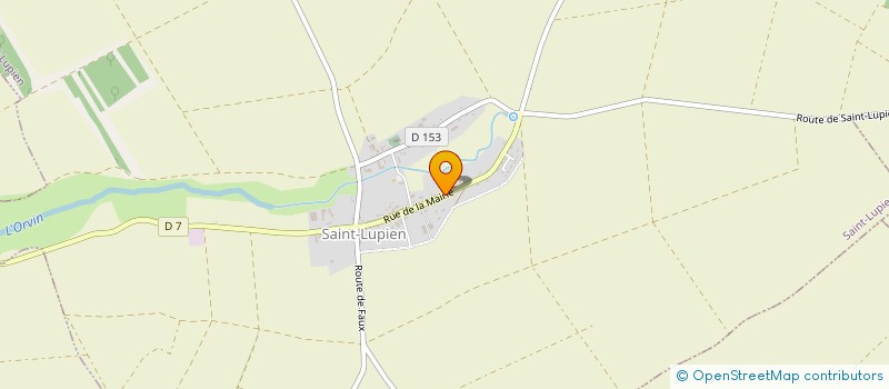 localisation de l'entreprise CLAMA  SAINT-LUPIEN