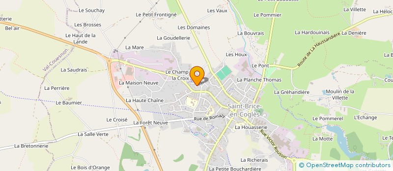 localisation de l'entreprise CLAMA D'ANTRAIN-LA FONTENELLE à VAL-COUESNON