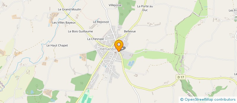 localisation de l'entreprise CLAMA D'HENANBIHEN  HENANBIHEN